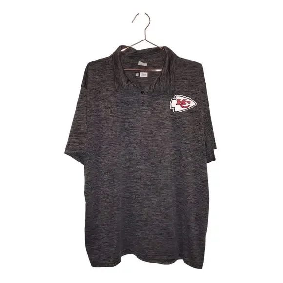 NFL Kansas City chiefs gray polo size XL - Picture 1 of 2